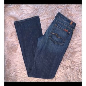7 for All Mankind Dark Denim Jeans